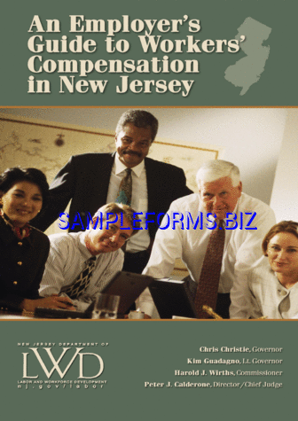 An Employer's Guide To Workers' Compensation in New Jersey pdf free