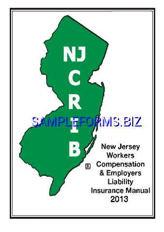 New Jersey Workers Compensation And Employers Liability Insurance Manual 2013